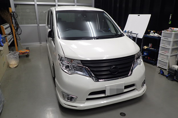 日産セレナ　ウィンド交換